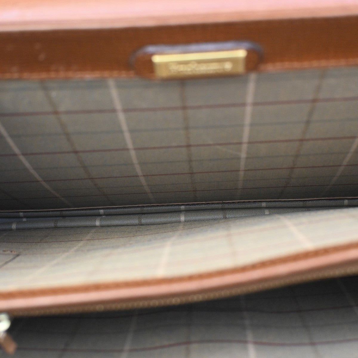Burberry Dk88 Briefcase Bag Leather Brown Leather Briefcase Bag ( )