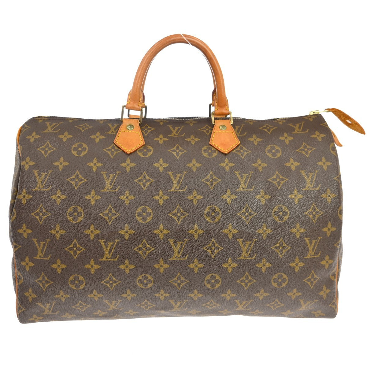 Louis Vuitton Speedy Handbag Monogram Canvas Brown Canvas Handbag ( )