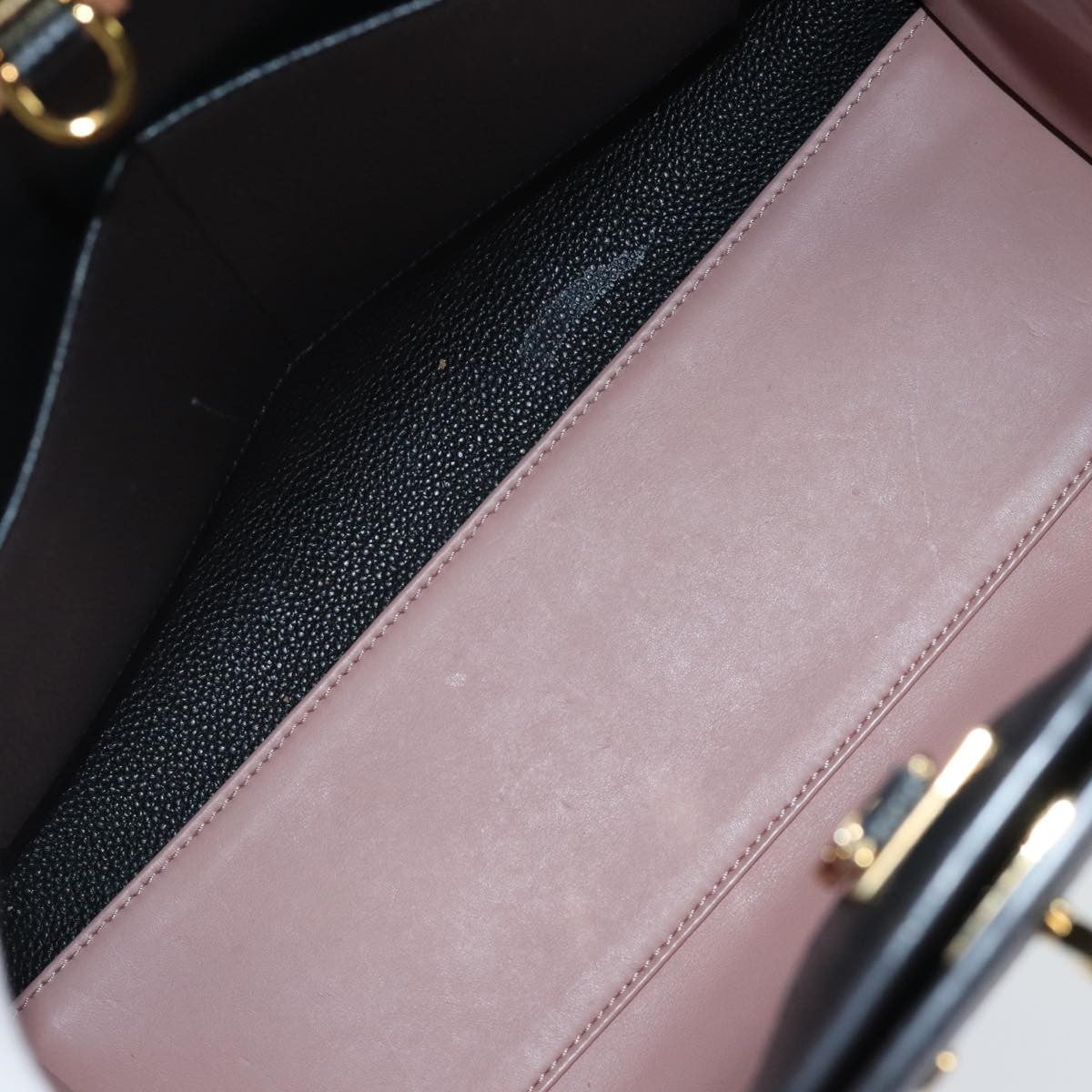 Louis Vuitton City Steamer Handbag Leather Black Leather Handbag (Authentic  )