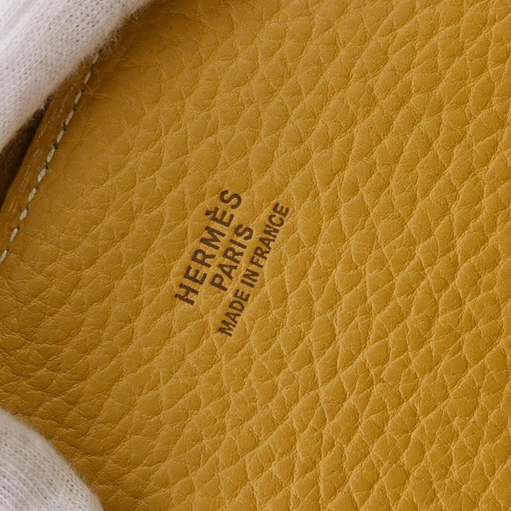 Hermes Bolide Bag Ardennes Beige Leather Handbag (Authentic  )