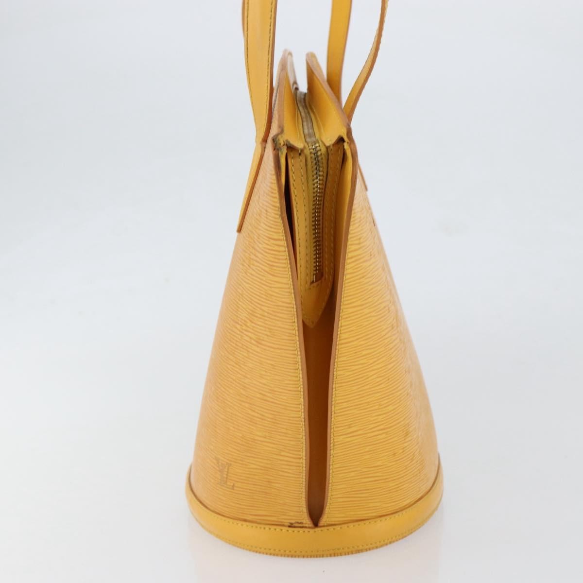 Louis Vuitton Saint Jacques Handbag Epi Leather Yellow Leather Handbag (Authentic  )