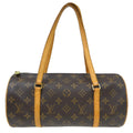 Louis Vuitton Papillon Handbag Monogram Canvas Brown Canvas Handbag ( )