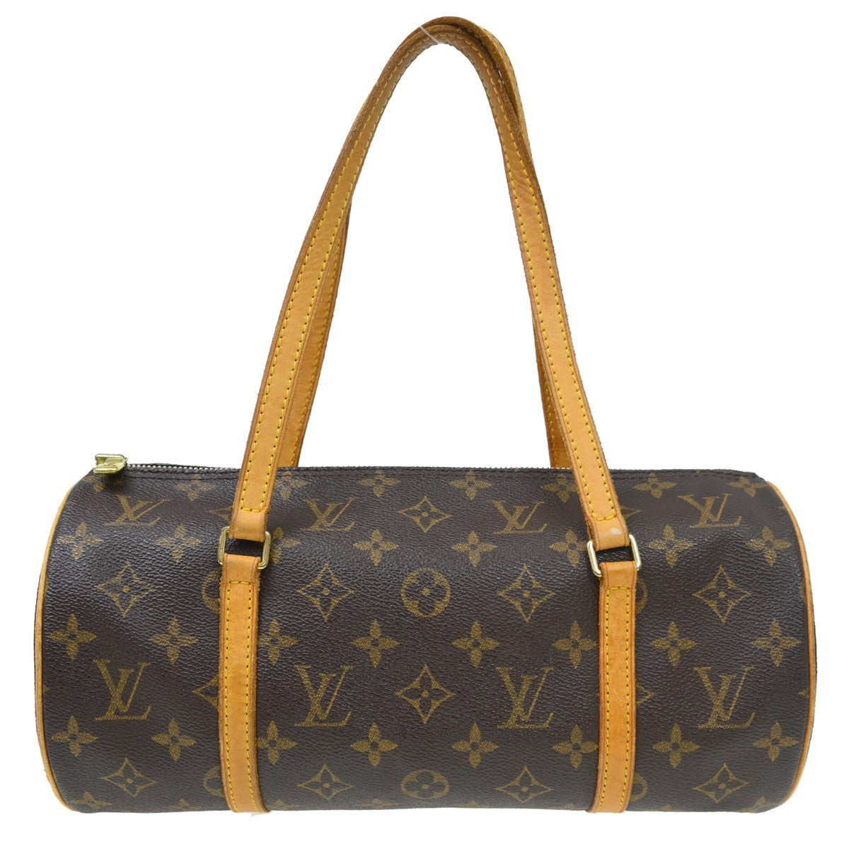 Louis Vuitton Papillon Handbag Monogram Canvas Brown Canvas Handbag ( )