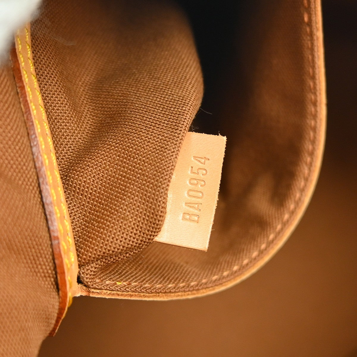 Louis Vuitton Alma Handbag Monogram Canvas Brown Canvas Handbag ( )