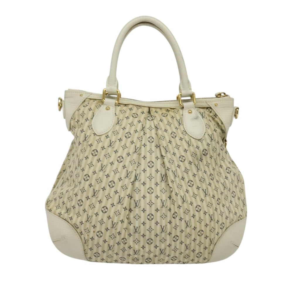 Louis Vuitton Marina Handbag Mini Lin Croisette Beige Canvas Handbag (Authentic  )