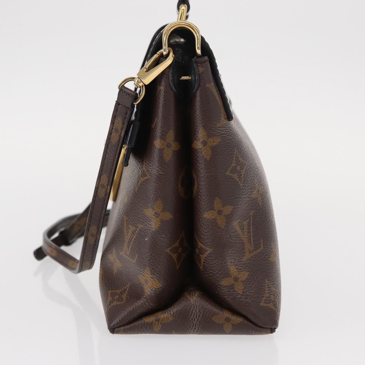 Louis Vuitton One Handle Flap Bag Monogram Canvas And Leather Brown Canvas Handbag (Authentic  )