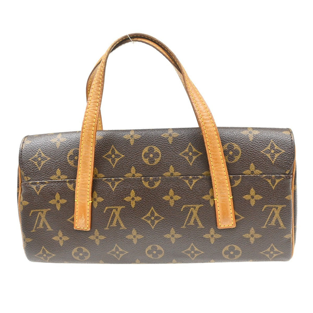 Louis Vuitton Sonatine Handbag Monogram Canvas Brown Canvas Handbag ( )