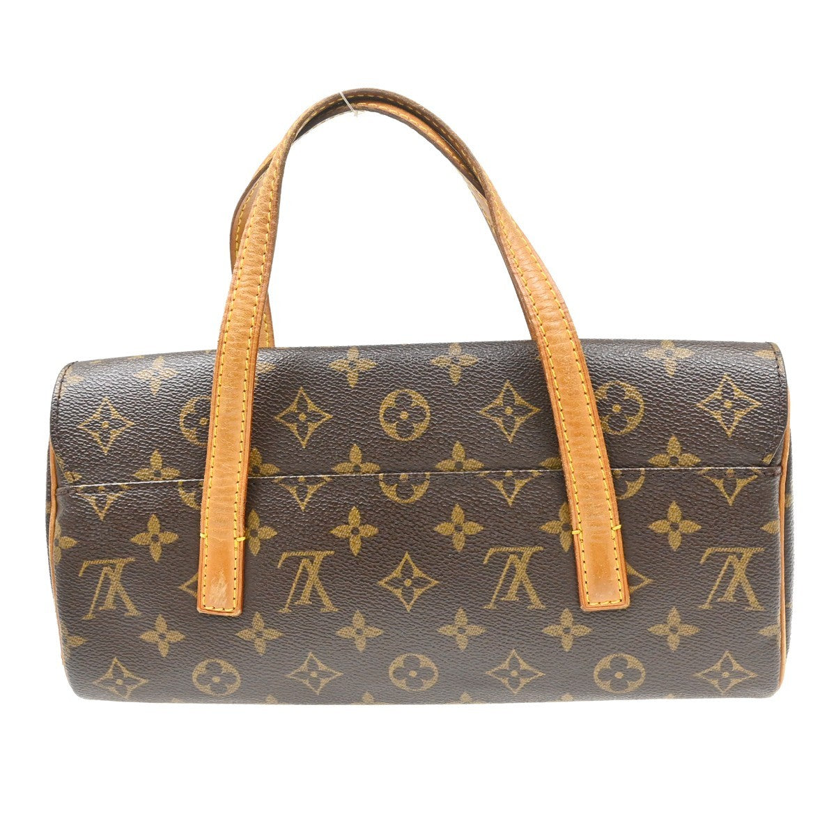 Louis Vuitton Sonatine Handbag Monogram Canvas Brown Canvas Handbag ( )