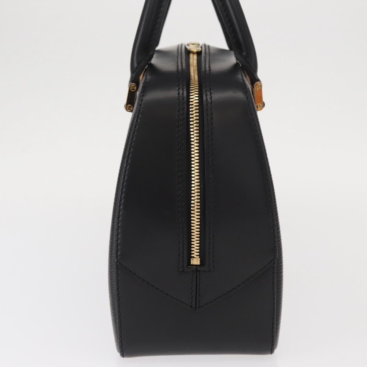 Louis Vuitton Sablons Handbag Epi Leather Black Leather Handbag (Authentic  )