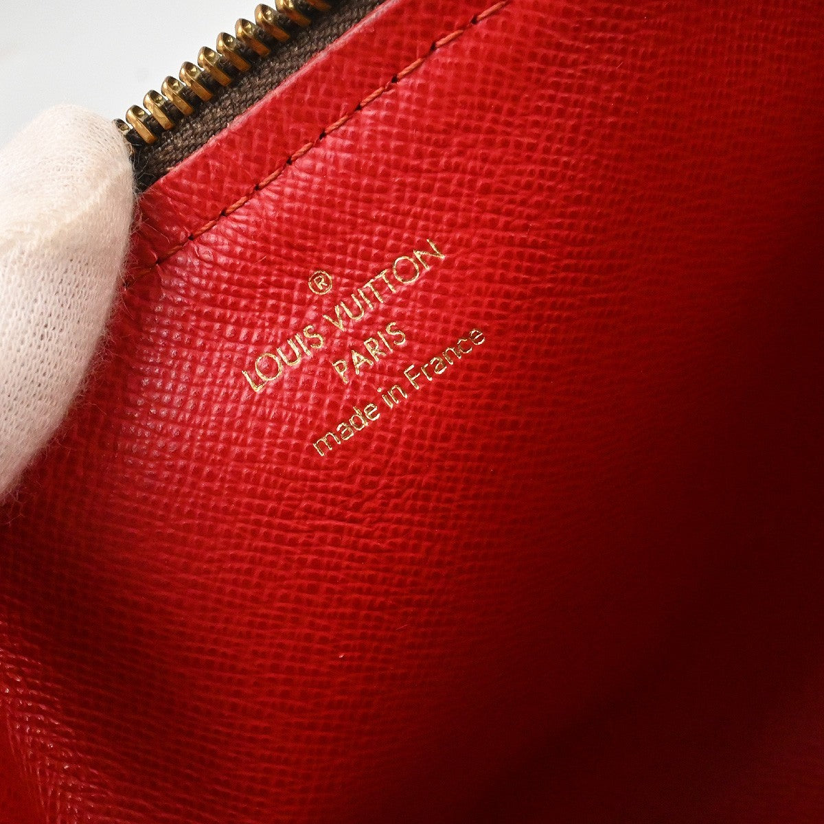 Louis Vuitton Papillon Handbag Damier Brown Canvas Handbag ( )