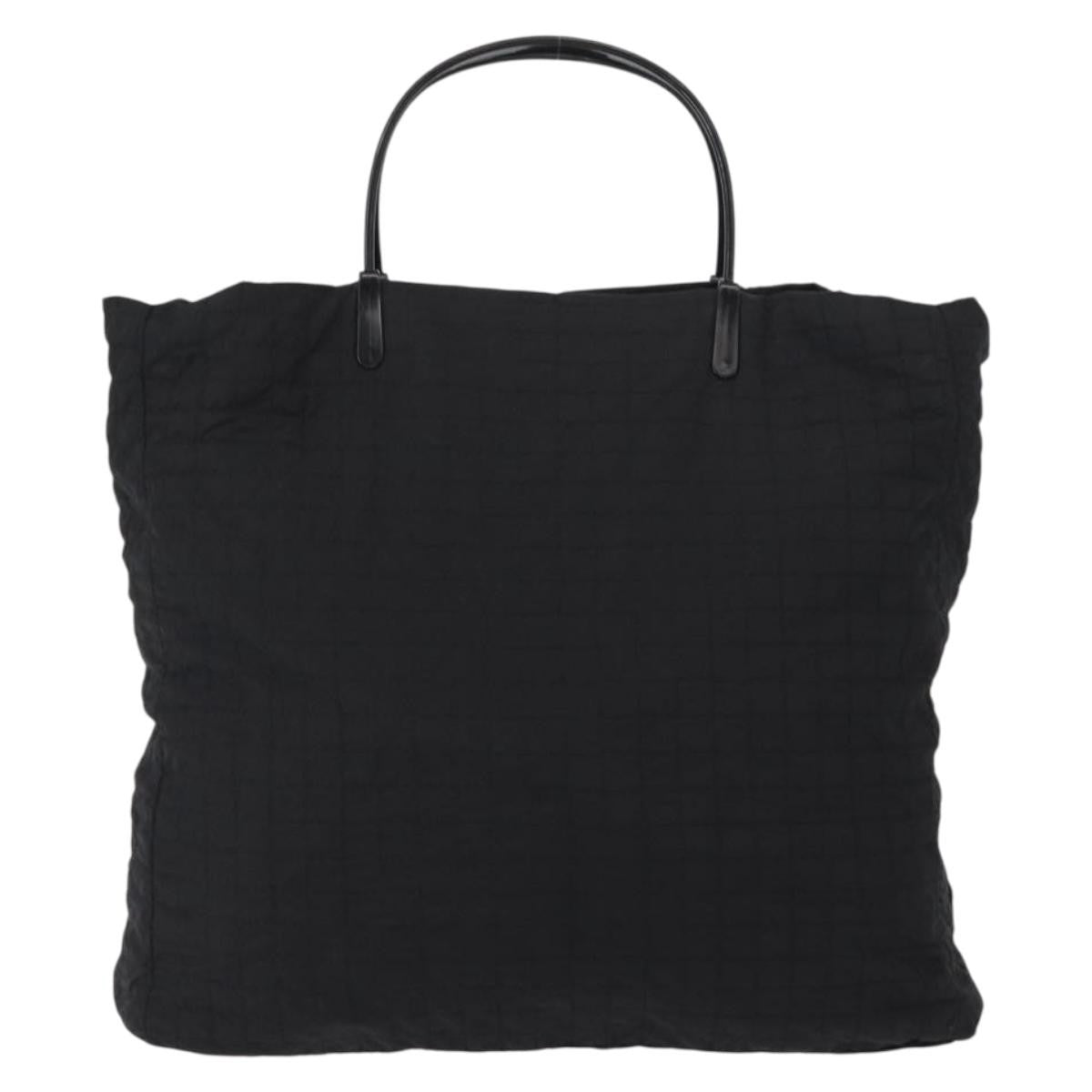 Prada Vintage Handbag Tessuto Black Nylon Handbag (Authentic  )