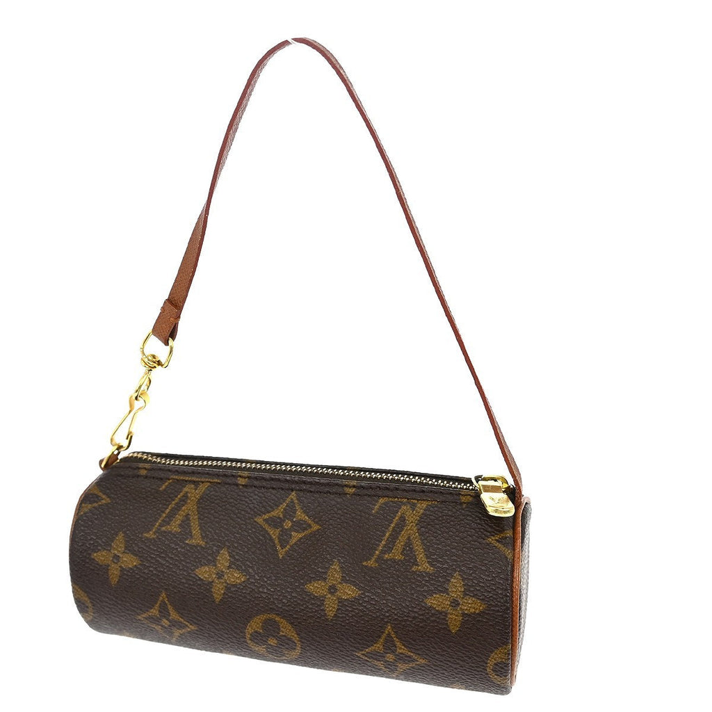 Louis Vuitton Papillon Pochette Monogram Canvas Brown Canvas Handbag ( )