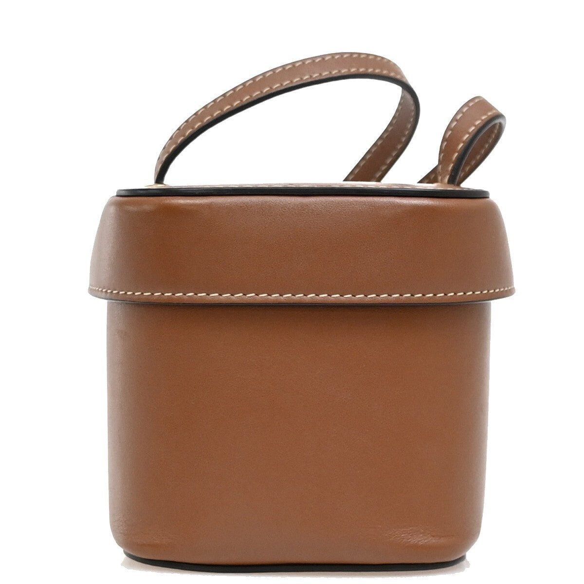 Celine Cuir Triomphe Box Bag Leather Brown Leather Handbag ( )