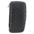 Louis Vuitton Organiser Atholl Leather Black Leather Bag (Authentic  )