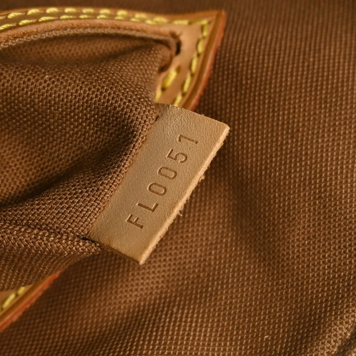 Louis Vuitton Alma Handbag Monogram Canvas Brown Canvas Handbag ( )