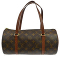 Louis Vuitton Papillon Handbag Monogram Canvas Brown Canvas Handbag ( )