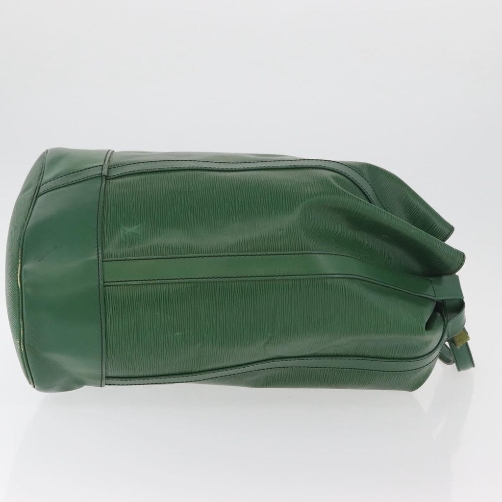 Louis Vuitton Randonnee Backpack Epi Leather Green Leather Backpack Bag ( )