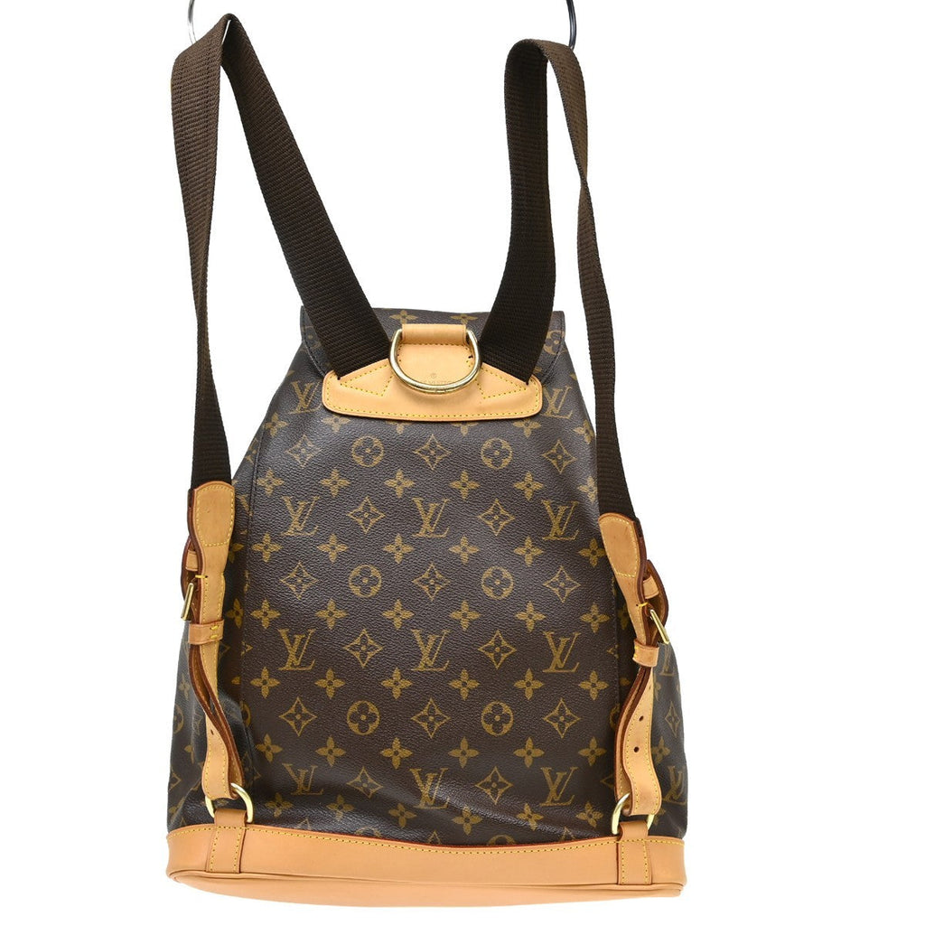 Louis Vuitton Vintage Montsouris Backpack Monogram Canvas Brown Canvas Backpack Bag ( )
