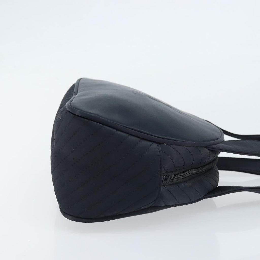 Saint Laurent Vintage Handbag Nylon Black Nylon Handbag (Authentic  )