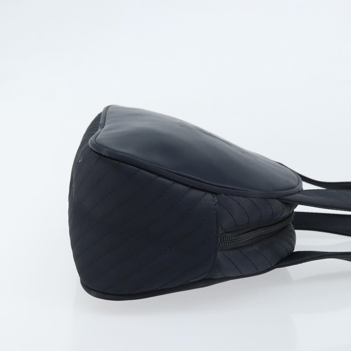 Saint Laurent Vintage Handbag Nylon Black Nylon Handbag (Authentic  )