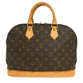 Louis Vuitton Alma Handbag Monogram Canvas Brown Canvas Handbag ( )