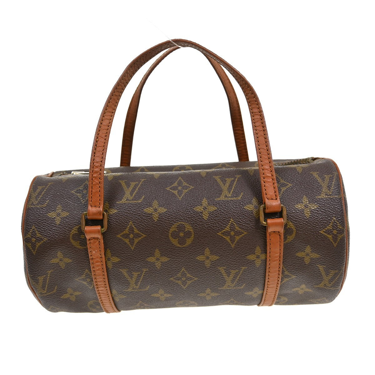 Louis Vuitton Papillon Handbag Monogram Canvas Brown Canvas Handbag ( )