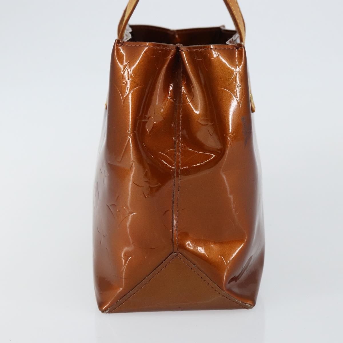 Louis Vuitton Reade Handbag Monogram Vernis Brown Patent_Leather Handbag (Authentic  )