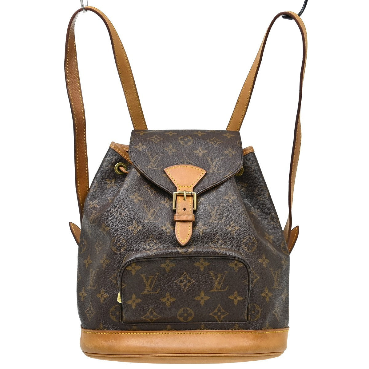 Louis Vuitton Montsouris Backpack Monogram Canvas Brown Canvas Backpack Bag ( )