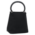 Salvatore Ferragamo Vintage Handbag Nylon Black Nylon Handbag (Authentic  )