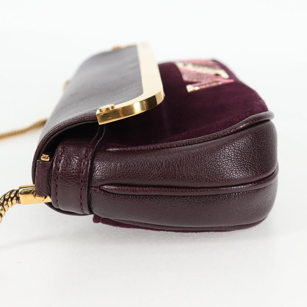 Louis Vuitton Avant Garde Pochette Leather With Suede Brown Leather Bag (Authentic  )