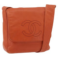 Chanel Shoulder Bag Suede Patchwork Orange Leather Handbag ( )