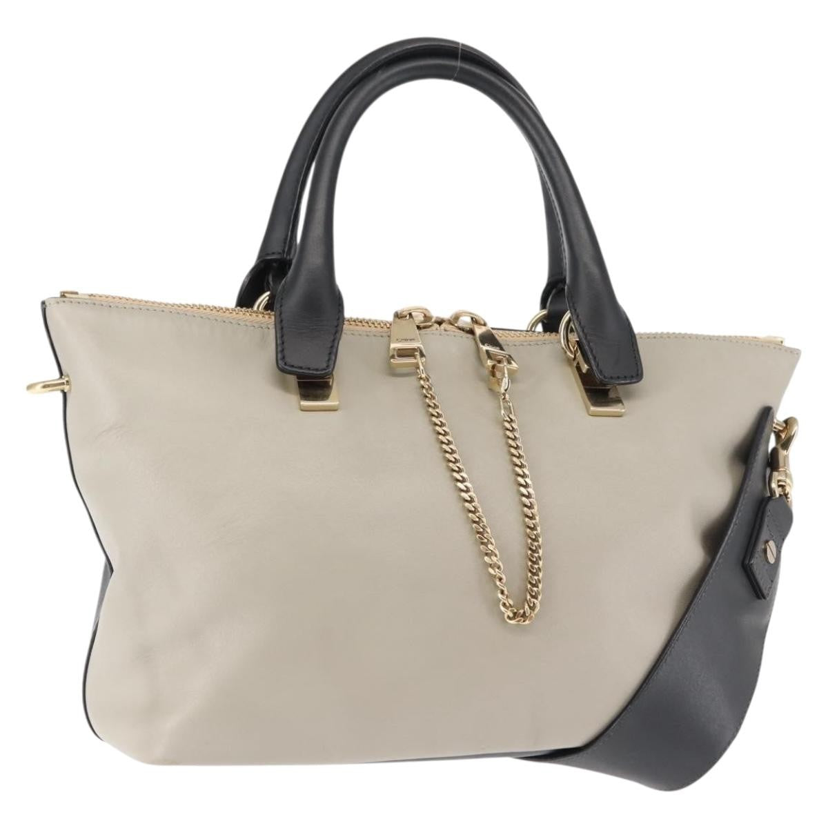 Chloe Bicolor Baylee Satchel Leather Multicolour Leather Handbag (Authentic  )