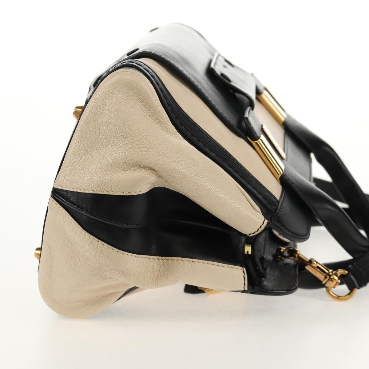 Chloe Alice Satchel Leather White Leather Handbag (Authentic  )