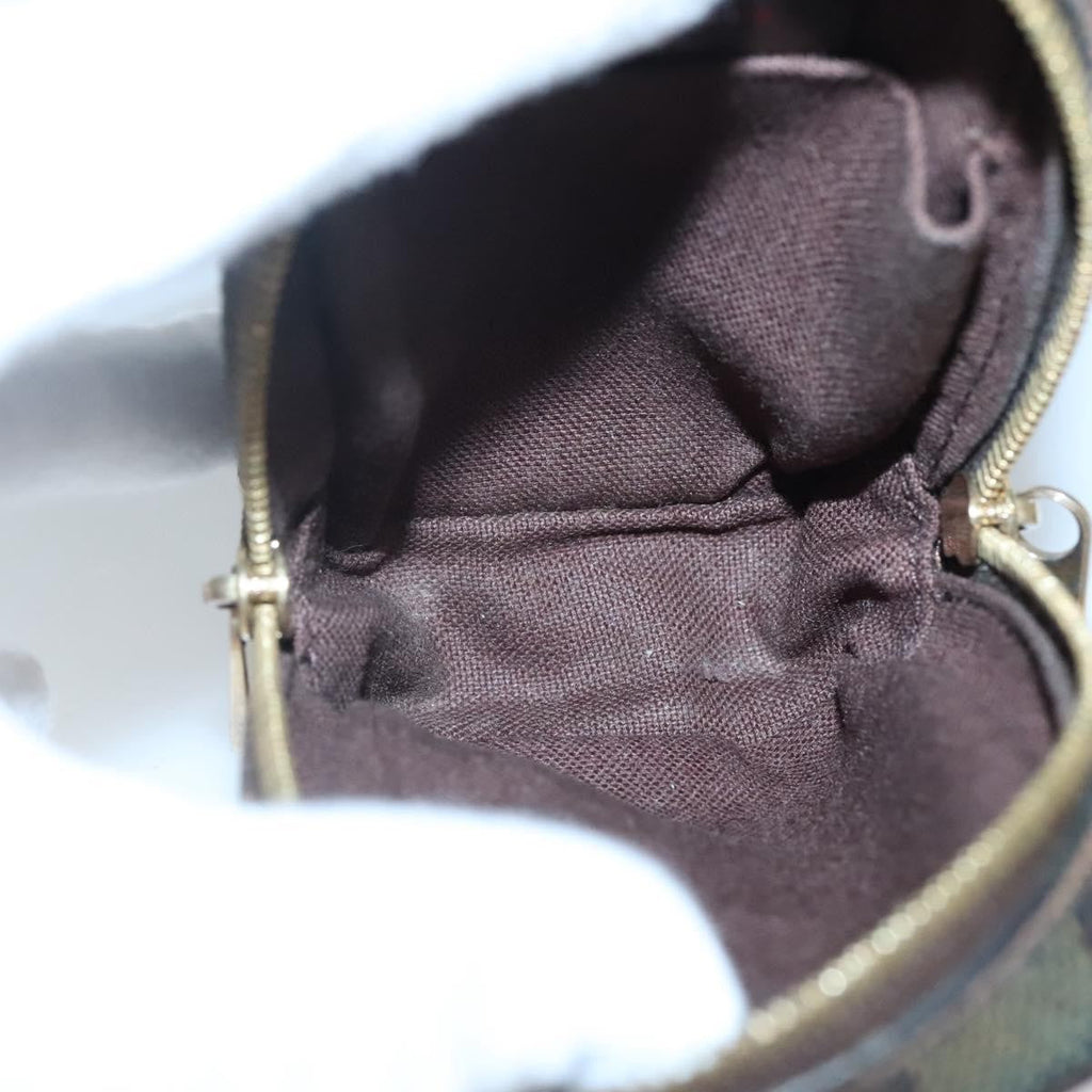 Louis Vuitton Etui Okapi Camera Case Damier Brown Canvas Bag (Authentic  )