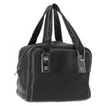 Chanel Cc Bowler Quilted Caviar Black Leather Handbag (Authentic  )