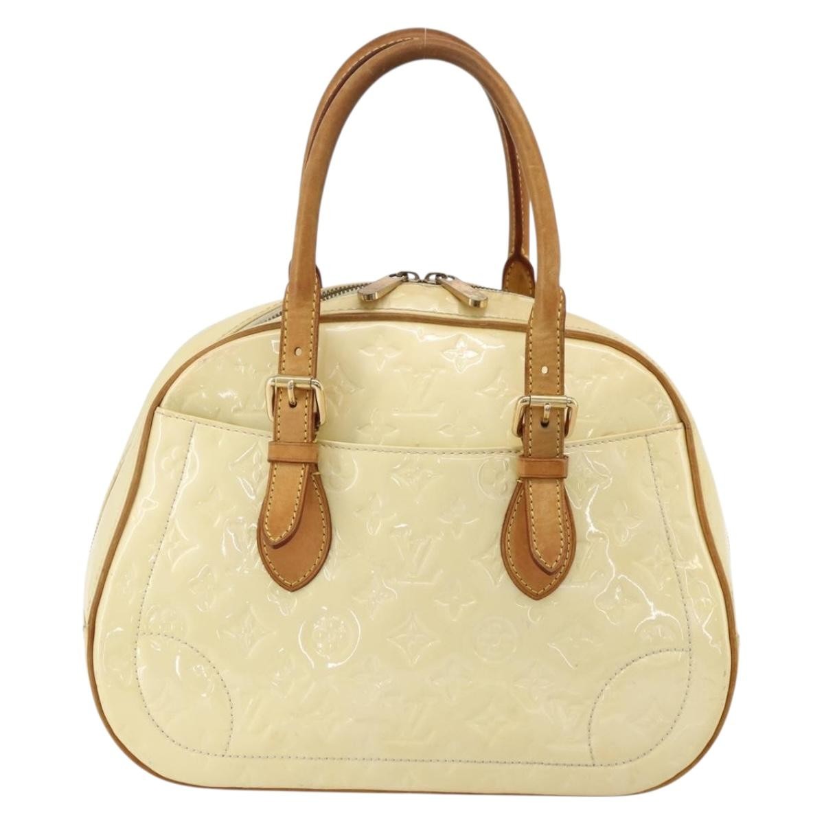 Louis Vuitton Summit Drive Handbag Monogram Vernis Yellow Patent_Leather Handbag ( )