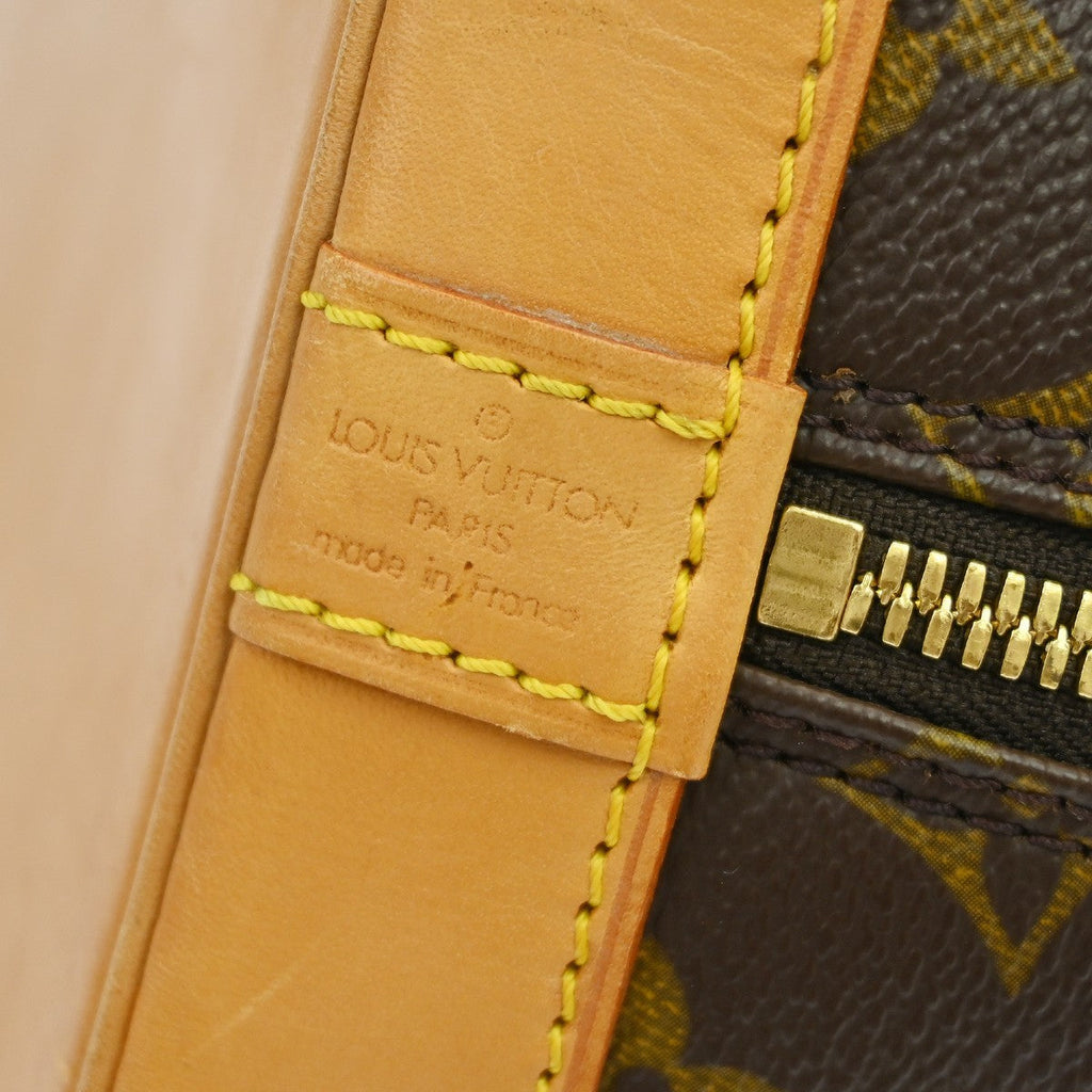 Louis Vuitton Alma Handbag Monogram Canvas Brown Canvas Handbag ( )