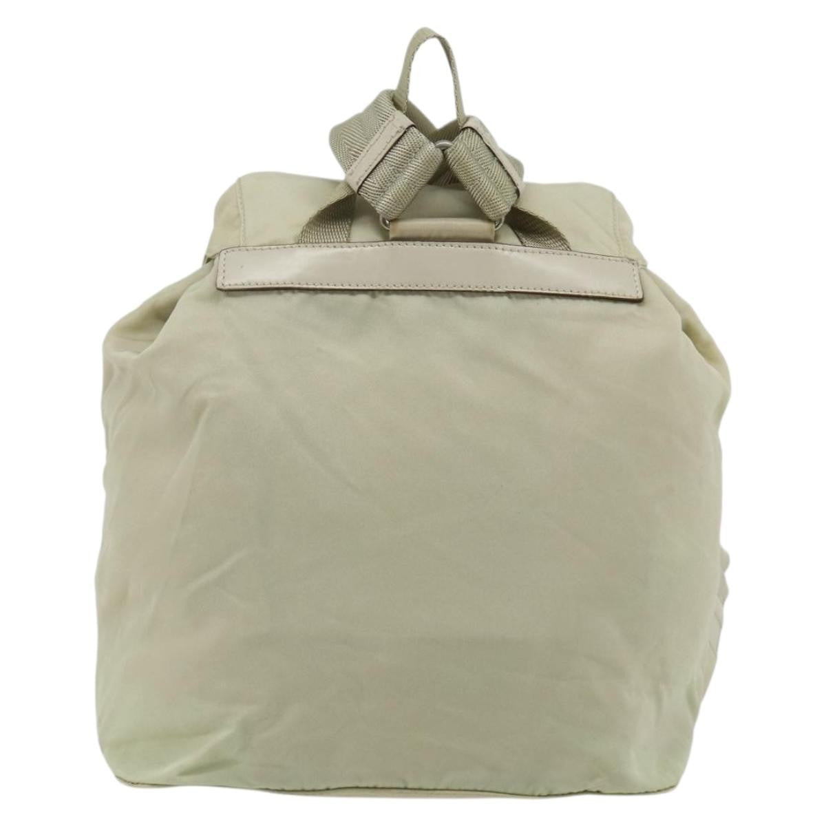 Prada Sac À Dos Re-Nylon Nylon Beige Nylon Backpack Bag ( )