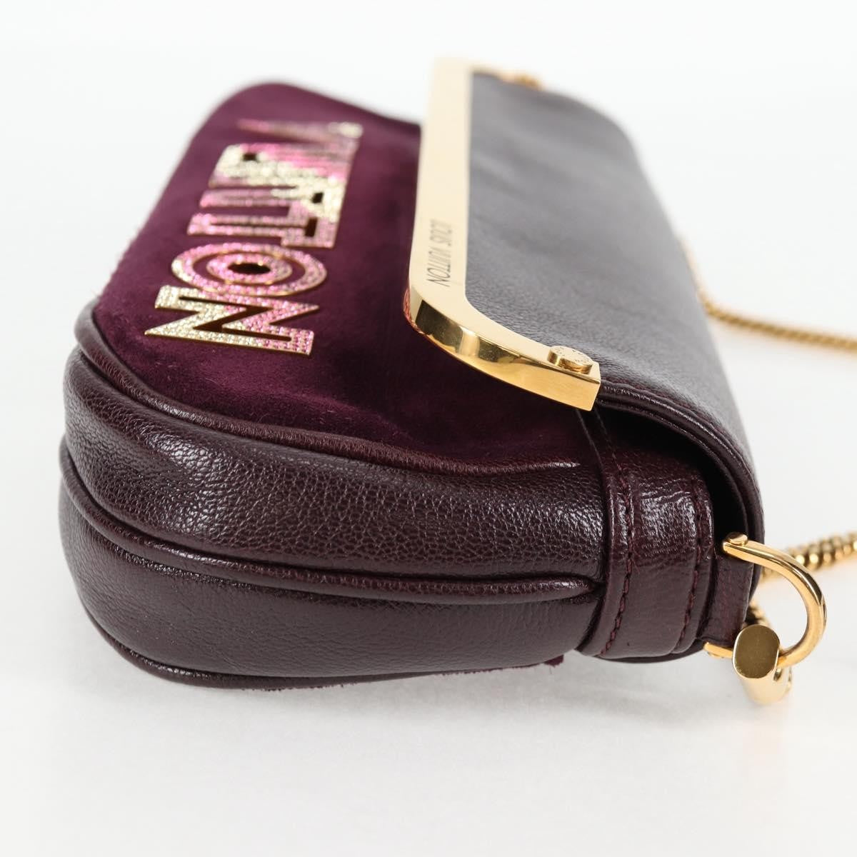 Louis Vuitton Avant Garde Pochette Leather With Suede Brown Leather Bag (Authentic  )
