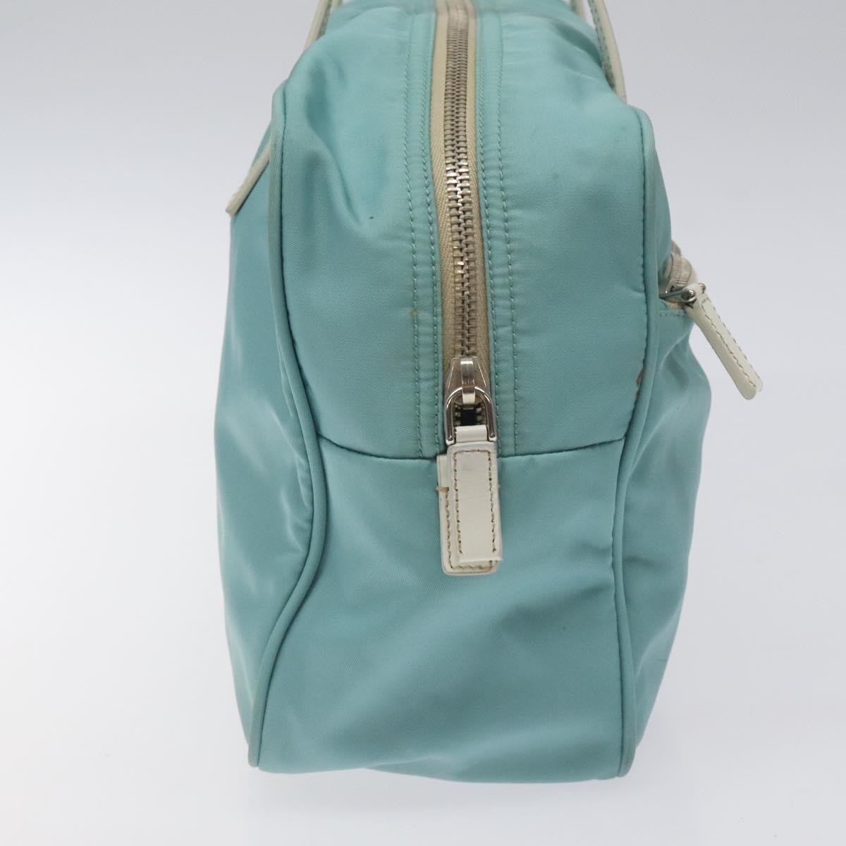 Prada Vintage Handbag Tessuto Blue Nylon Handbag ( )