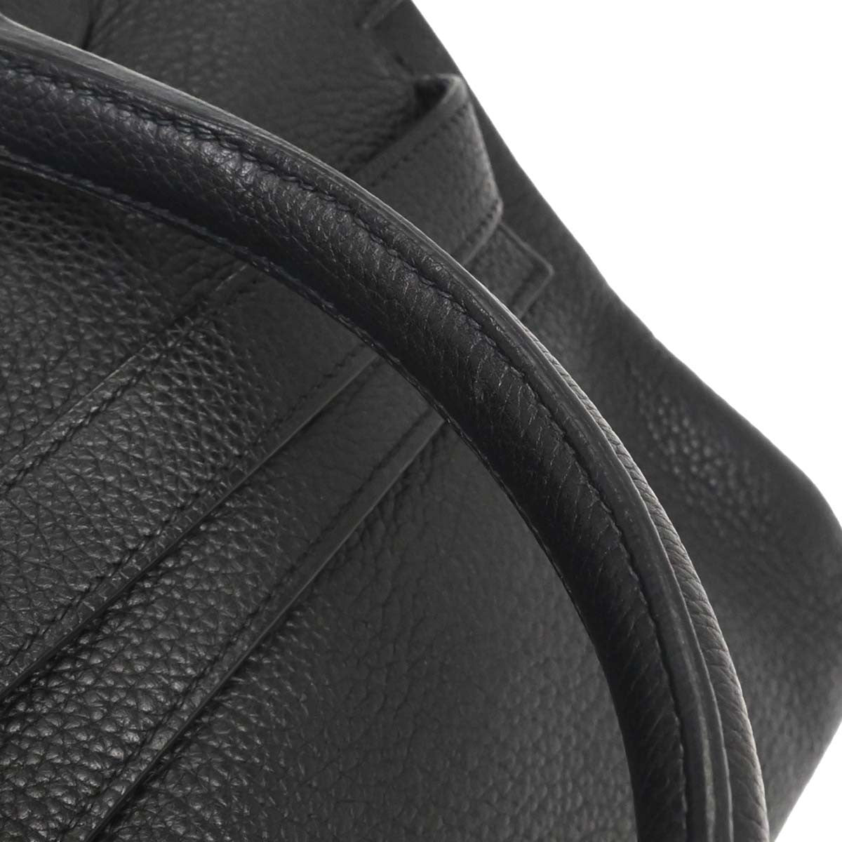 Hermes Shoulder Kelly Bag Togo Black Leather Handbag (Authentic  )