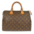 Louis Vuitton Speedy Handbag Monogram Canvas Brown Canvas Handbag ( )