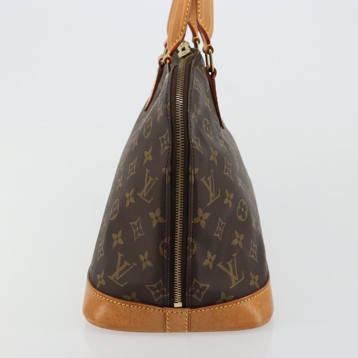 Louis Vuitton Vintage Alma Handbag Monogram Canvas Brown Canvas Handbag ( )