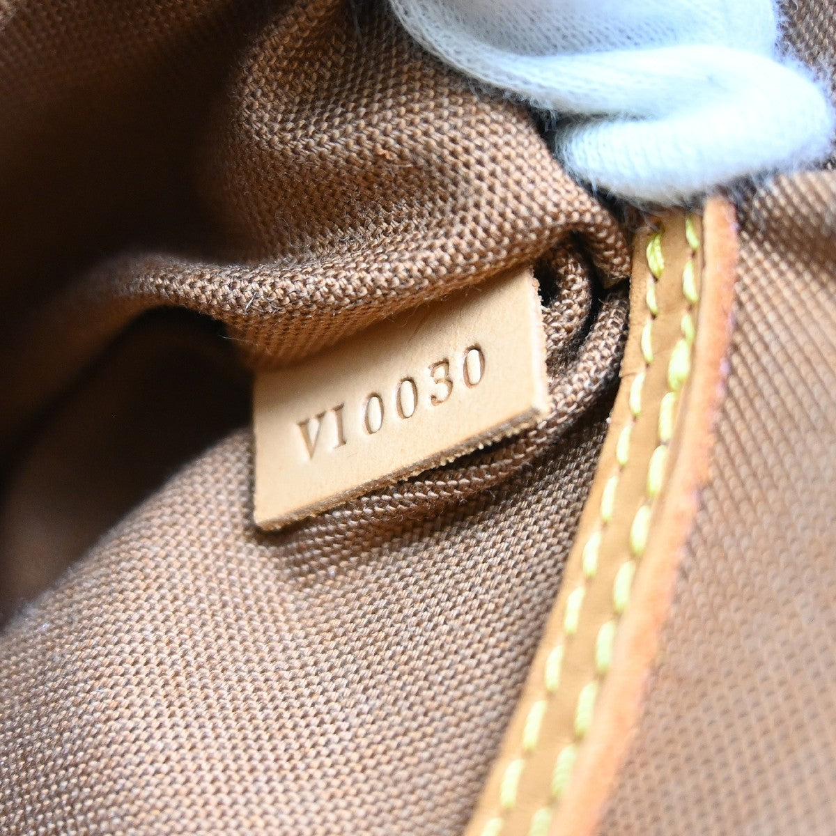 Louis Vuitton Alma Handbag Monogram Canvas Brown Canvas Handbag ( )