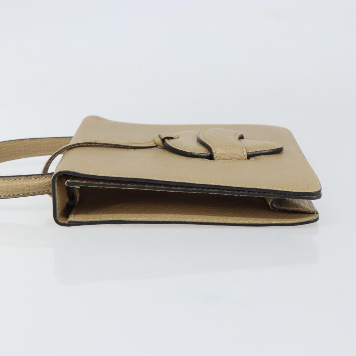 Loewe Barcelona Shoulder Bag Leather Beige Leather Handbag (Authentic  )