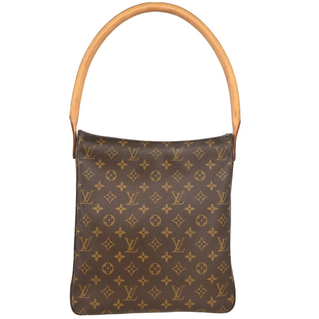 Louis Vuitton Monogram Looping Handbag Monogram Canvas Brown Canvas Handbag ( )