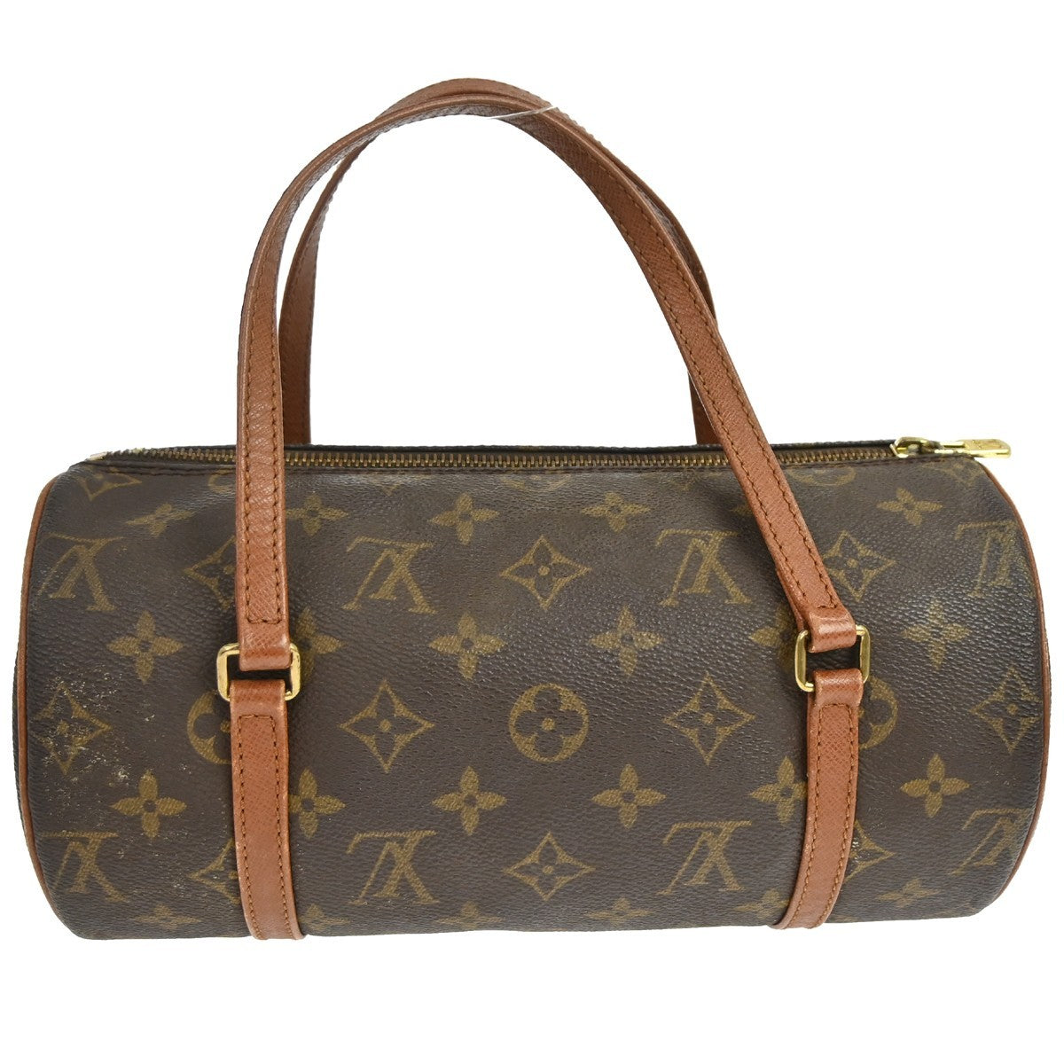 Louis Vuitton Papillon Handbag Monogram Canvas Brown Canvas Handbag ( )