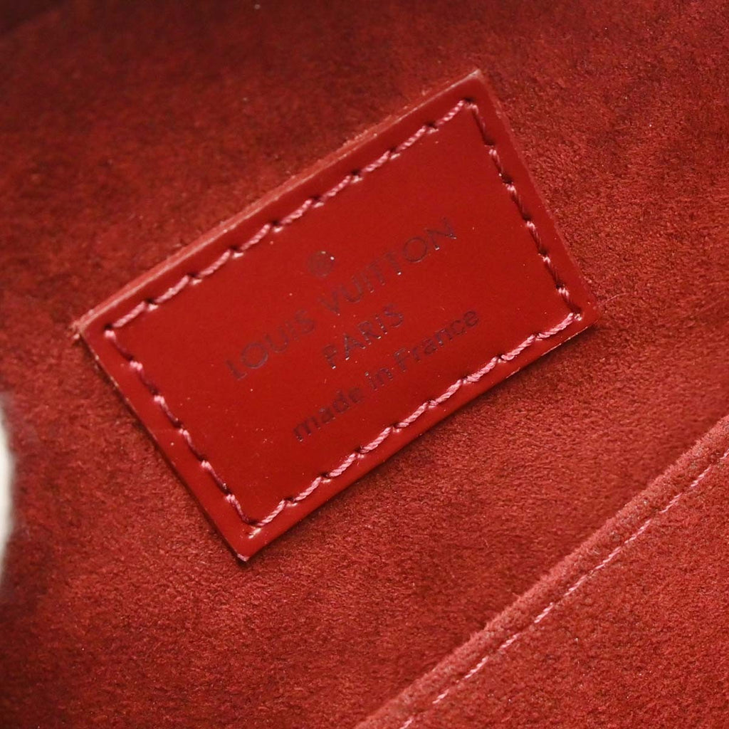 Louis Vuitton Jasmin Bag Epi Leather Red Leather Handbag (Authentic  )