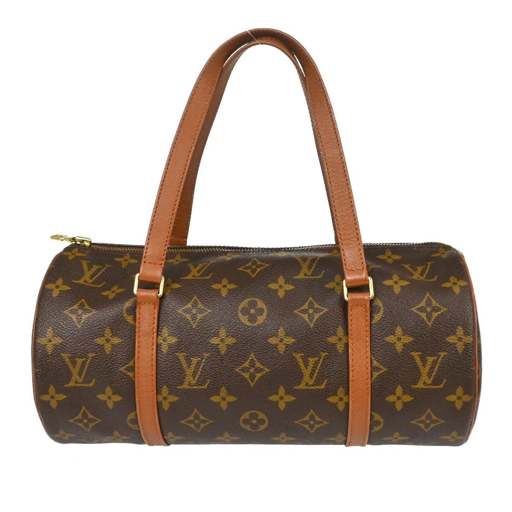 Louis Vuitton Papillon Handbag Monogram Canvas Brown Canvas Handbag ( )