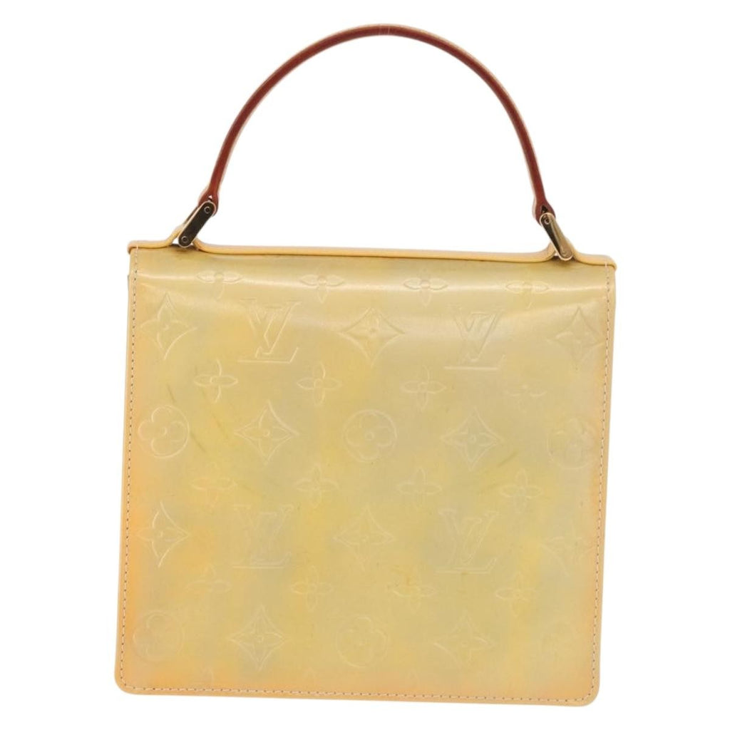 Louis Vuitton Spring Street Nm Handbag Patent Leather Yellow Patent_Leather Handbag ( )